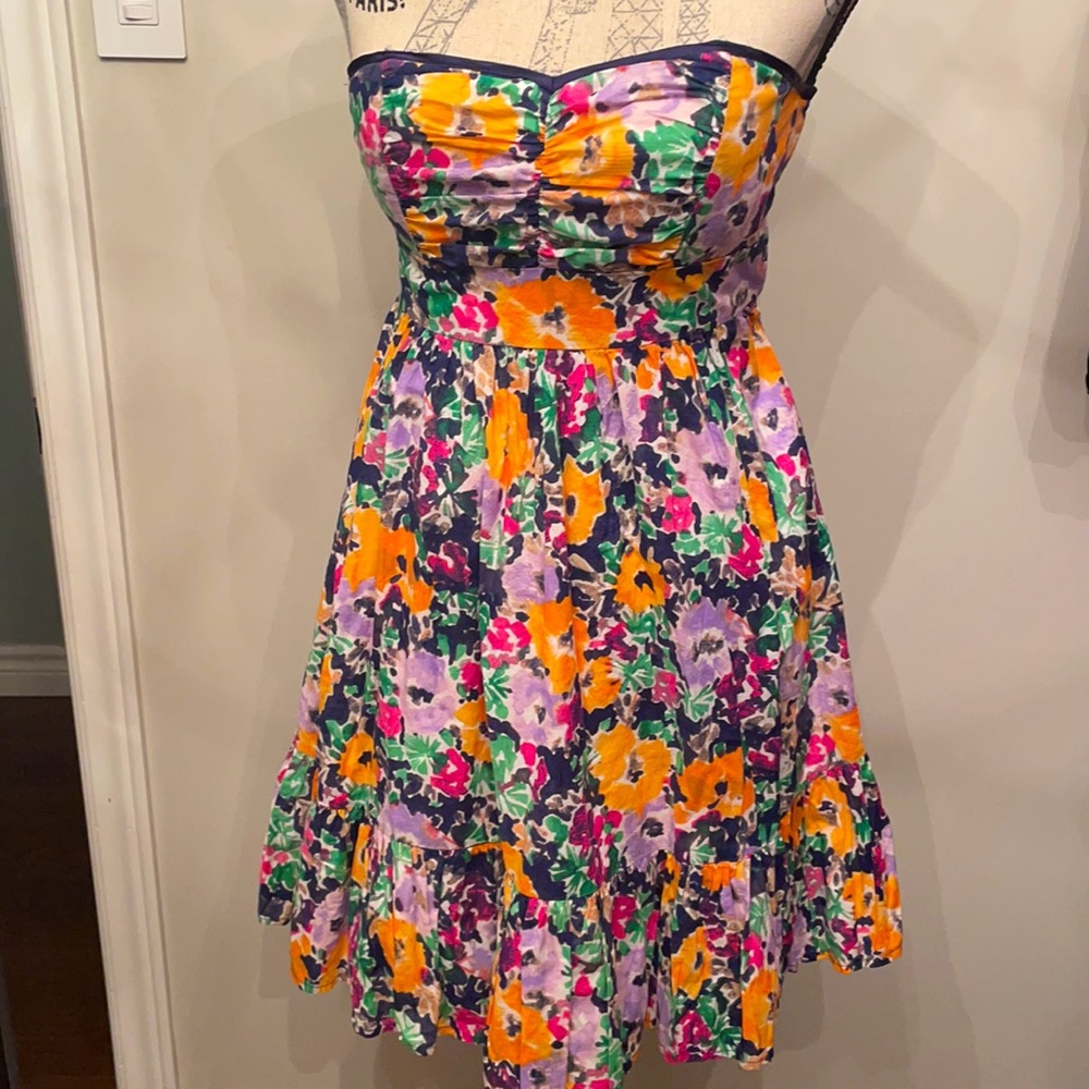 100% COTTON FLORAL SUNDRESS
